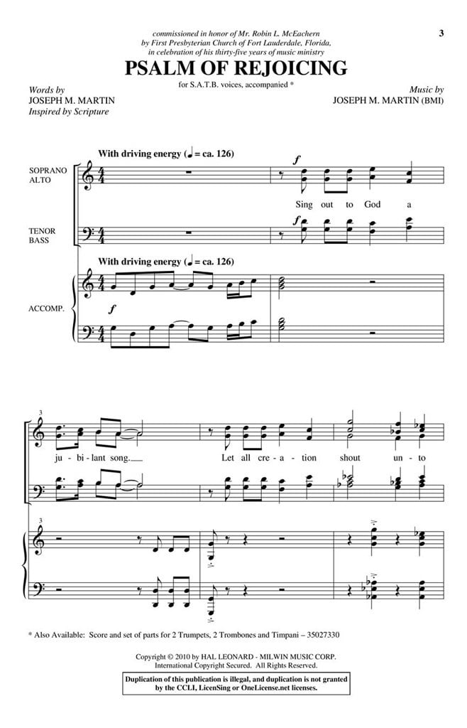 Psalm of Rejoicing